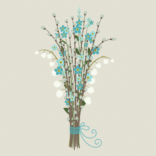 Как нарисовать весенний букет в Adobe Illustrator